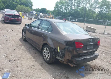 2013 Volkswagen Jetta Se из США, поврежденный, VIN 3VWDP7AJ0DM296778